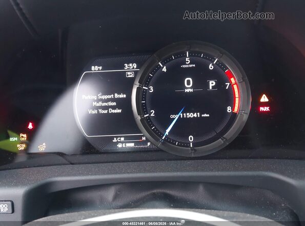 58AGZ1B17MU087723 2021 LEXUS ES 350 Серый Вид задних сидений