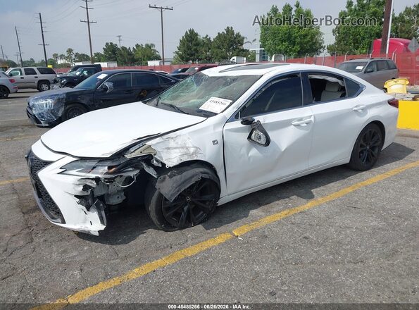 58AHZ1B12MU101693 2021 LEXUS ES 350 White Առջևի ձախ երեք քառորդ տեսարան
