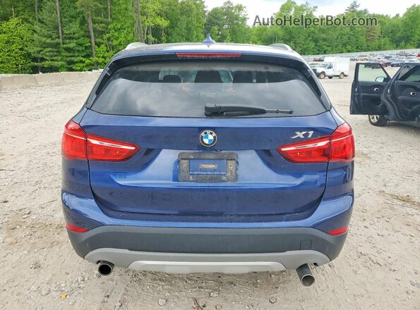 WBXHT3C31J5L25930 2018 BMW X1 Blue Widok wnętrza z przodu