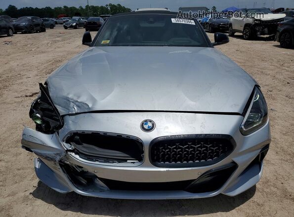 WBAHF9C06MWX22560 2021 BMW Z4 Silver Հետևի տեսք