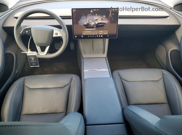 5YJ3E1EA7RF849613 2024 TESLA MODEL 3 Серый Вид щитка приборов