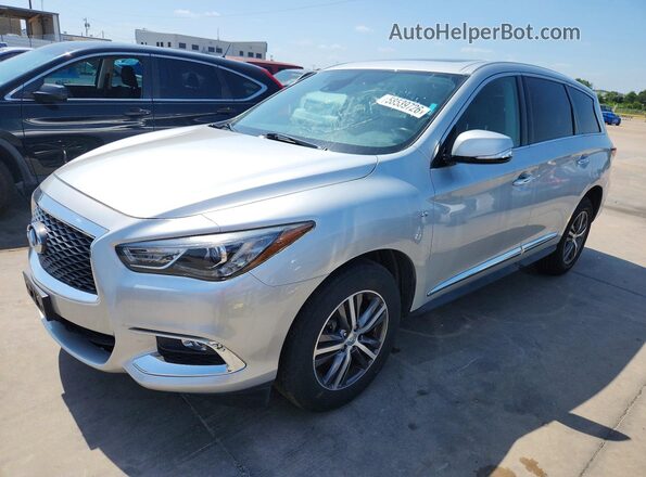 5N1DL0MM7LC531331 2020 INFINITI QX60 Silver Rear left