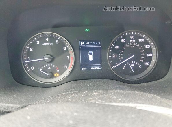KM8J33A29HU413953 2017 HYUNDAI TUCSON Gray უკანა სავარძლების ხედი