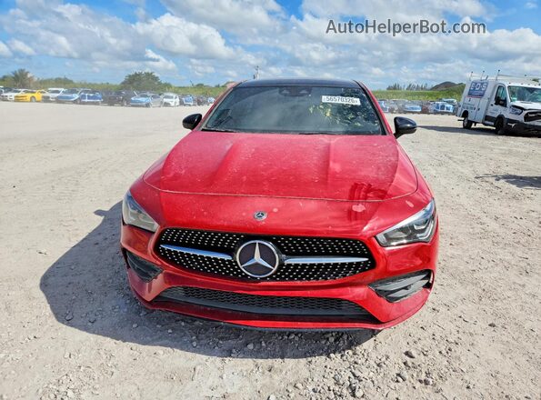 WDD5J4GB2LN026212 2020 MERCEDES-BENZ CLA-CLASS Красный Вид сзади