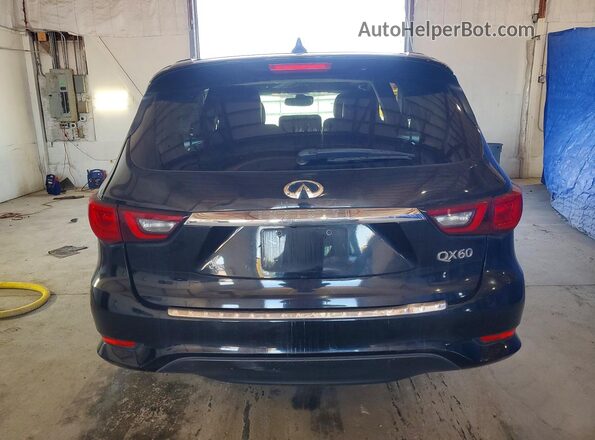 5N1DL0MNXKC506480 2019 INFINITI QX60 Black Widok wnętrza z przodu