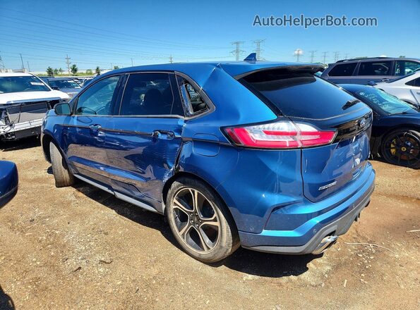 2FMPK4AP1KBC22068 2019 FORD EDGE Blue უკანა მარჯვენა