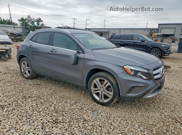WDCTG4EB1GJ224807 2016 MERCEDES-BENZ GLA Gray Widok z przodu