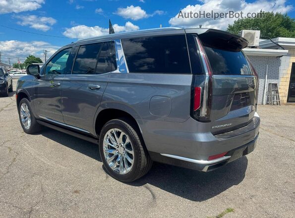 1GYS4DKL1MR346498 2021 CADILLAC ESCALADE Gray Tył prawy