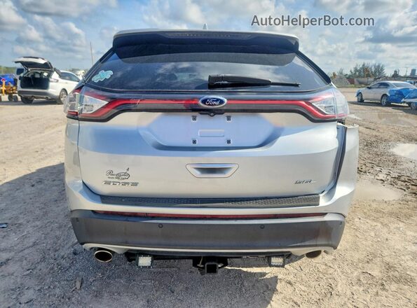 2FMPK3J81JBB28032 2018 FORD EDGE Silver წინა სალონის ხედი