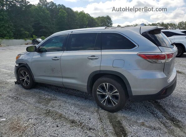 5TDKKRFH2GS500253 2016 TOYOTA HIGHLANDER Серебряный Задняя правая четверть