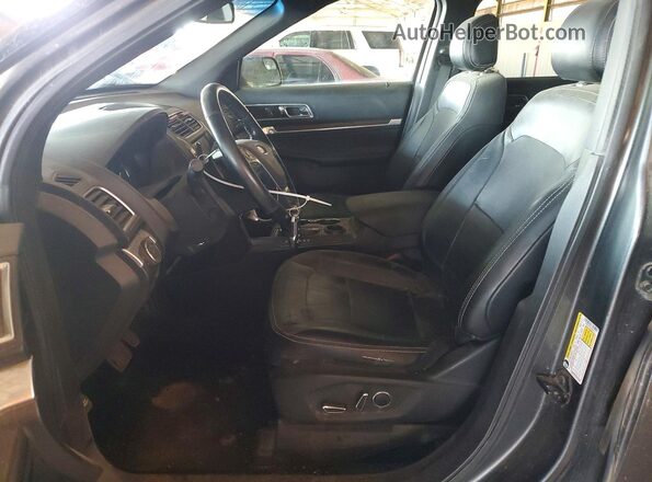 1FM5K7F83GGB64121 2016 FORD EXPLORER Black წინა პანელის ხედი
