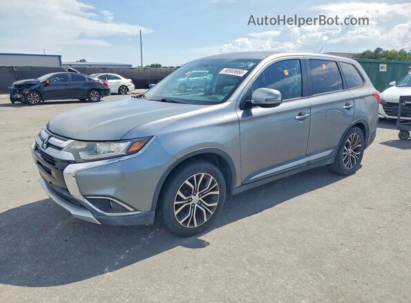 JA4AD3A36GZ003553 2016 MITSUBISHI OUTLANDER Gray Задня ліва чверть
