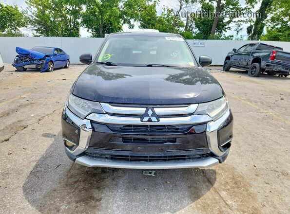 JA4AD2A3XHZ029133 2017 MITSUBISHI OUTLANDER Black Հետևի տեսք