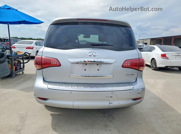 JN8AZ2NF0H9646346 2017 INFINITI QX80 Silver Widok wnętrza z przodu