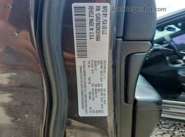 1C4RJFBG5MC618484 2021 JEEP GRAND Gray 360 interior view