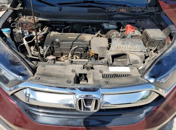2HKRW6H3XJH200704 2018 HONDA CR-V Burgundy 