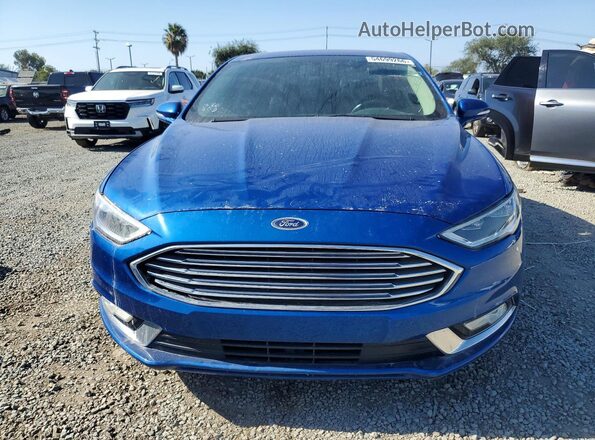 3FA6P0RU8HR382209 2017 FORD FUSION Blue 