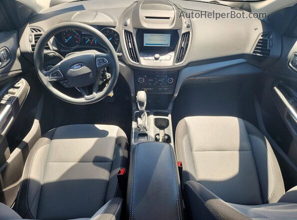 1FMCU0GD4JUA80693 2018 FORD ESCAPE Blue Widok zestawu wskaźników