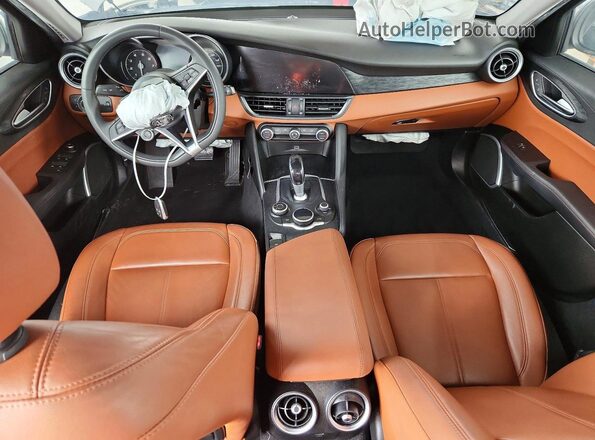 ZARFAMANXK7599319 2019 ALFA ROMEO GIULIA Серый Вид щитка приборов