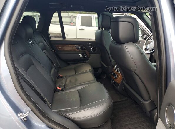 SALGS2SV1KA544364 2019 LAND ROVER RANGE Blue Vista del compartimento del motor