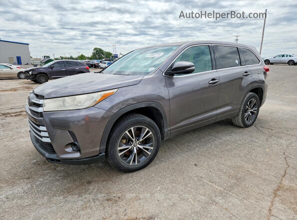 5TDZARFH3JS034471 2018 TOYOTA HIGHLANDER Gray უკანა მარცხენა