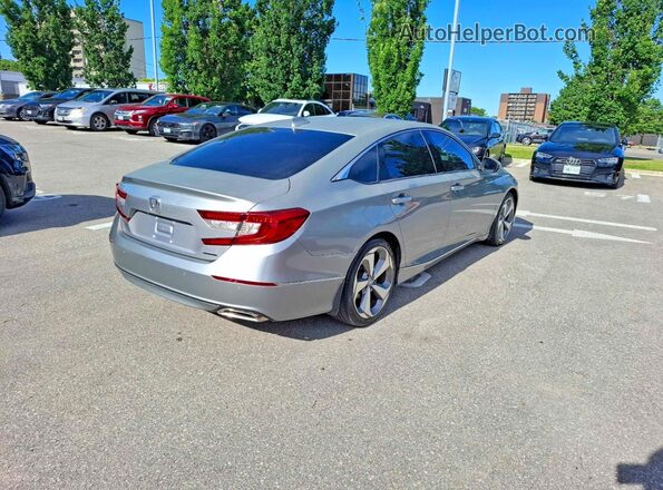 1HGCV1F96JA805394 2018 HONDA ACCORD Gray Vista frontal