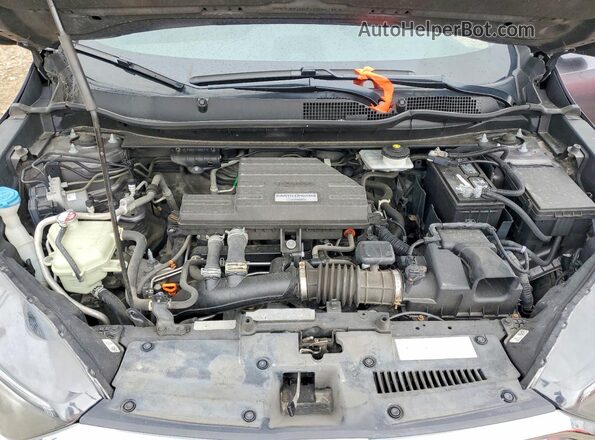 7FARW2H80JE088390 2018 HONDA CR-V Gray ძრავის განყოფილების ხედი