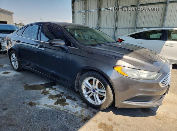 3FA6P0HD8JR137045 2018 FORD FUSION Gray წინა ხედი
