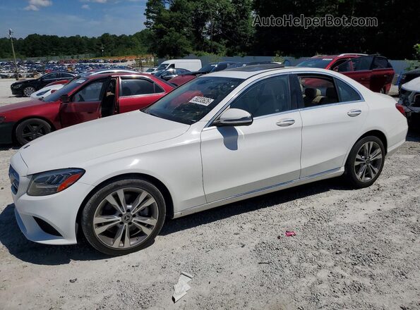 55SWF8DB1KU313810 2019 MERCEDES-BENZ C-CLASS White 