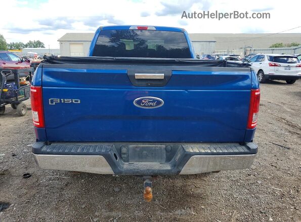1FTFW1EG3HFC68053 2017 FORD F150 Blue Vista interior delantera