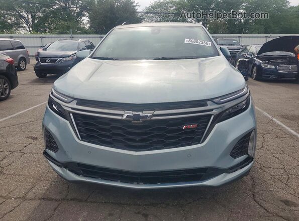 2GNAXMEV5N6141177 2022 CHEVROLET EQUINOX Blue Vista trasera