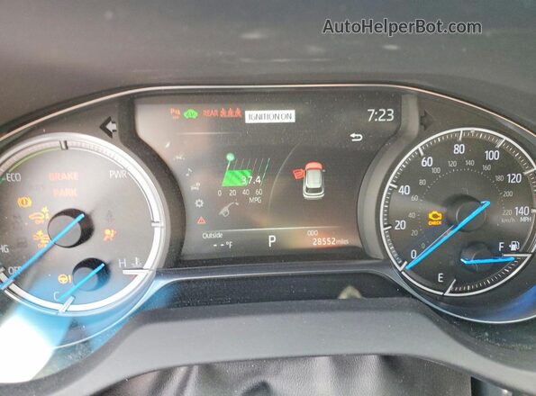 JTEAAAAHXRJ185172 2024 TOYOTA VENZA Белый Вид задних сидений