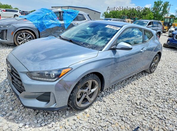 KMHTG6AF3KU017669 2019 HYUNDAI VELOSTER Gray 