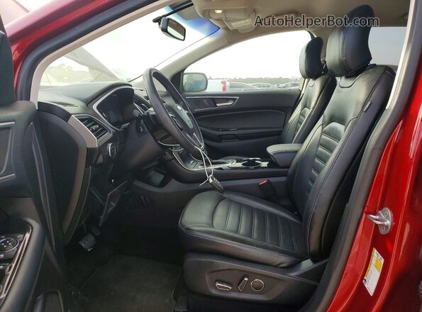 2FMPK3J82HBC49016 2017 FORD EDGE Red Вид панелі приладів