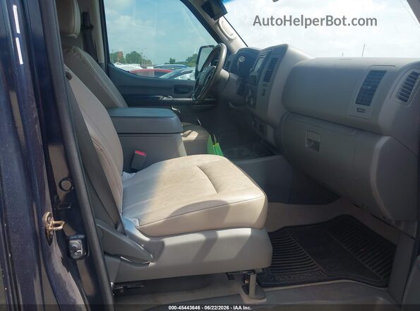 5BZAF0AA1GN852087 2016 NISSAN NV PASSENGER NV3500 HD Blue Vista interior delantera