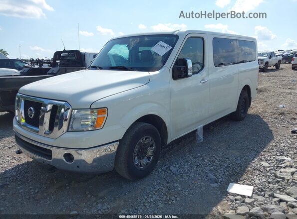 5BZAF0AA2LN850794 2020 NISSAN NV PASSENGER NV3500 HD White Առջևի ձախ երեք քառորդ տեսարան