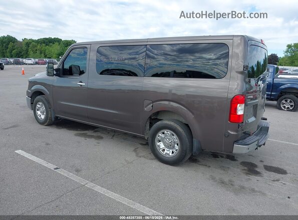 5BZAF0AA8GN855715 2016 NISSAN NV PASSENGER NV3500 HD Коричневый Задняя левая четверть