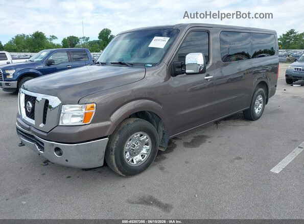 5BZAF0AA8GN855715 2016 NISSAN NV PASSENGER NV3500 HD Коричневый Передняя левая четверть