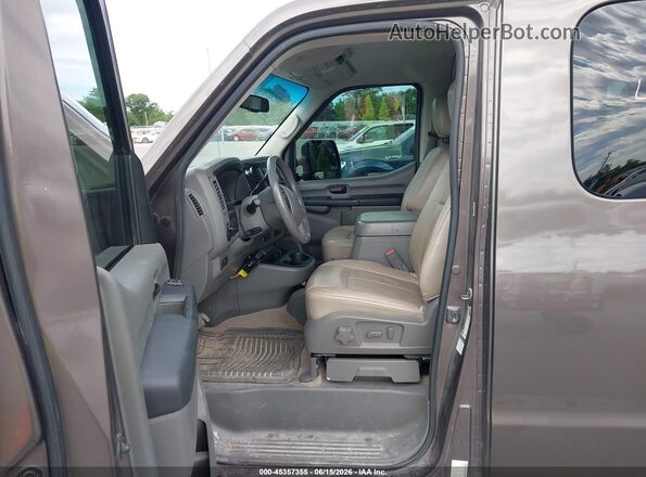 5BZAF0AA8GN855715 2016 NISSAN NV PASSENGER NV3500 HD Коричневый Вид салона спереди