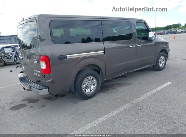 5BZAF0AA8GN855715 2016 NISSAN NV PASSENGER NV3500 HD Коричневый Задняя правая четверть