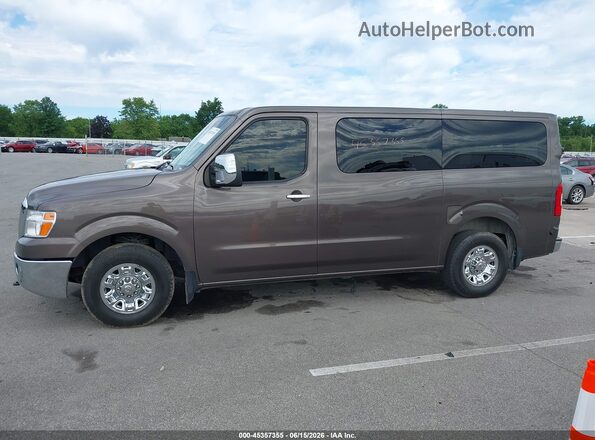 5BZAF0AA8GN855715 2016 NISSAN NV PASSENGER NV3500 HD Коричневый Панорамный вид салона 360°
