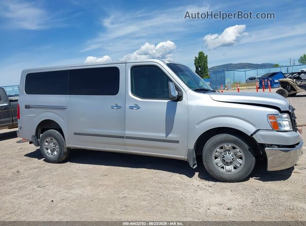 5BZBF0AA2JN852286 2018 NISSAN NV PASSENGER NV3500 HD Silver Панорамний вид салону 360°