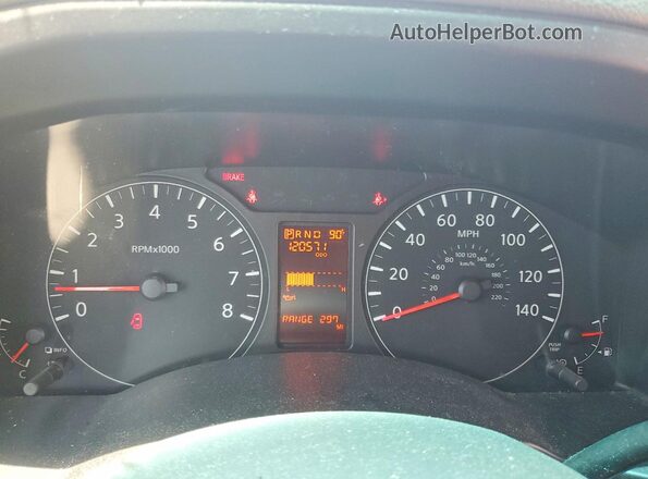 5BZBF0AA8HN853372 2017 NISSAN NV Silver Instrument cluster view