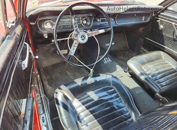 5F07C795002 1965 FORD UK Orange Vista del salpicadero