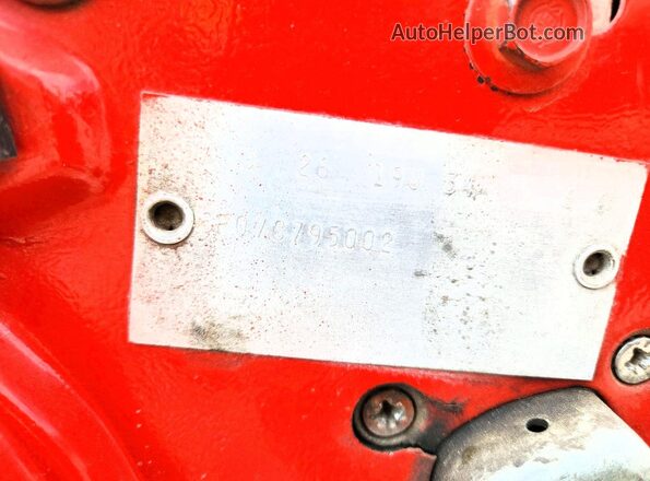 5F07C795002 1965 FORD UK Orange Vista del compartimento del motor