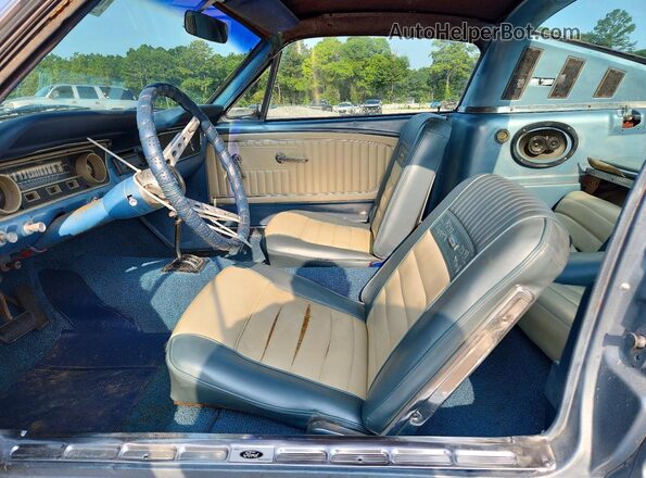 5F09T731944 1965 FORD MUSTANG Blue წინა სალონის ხედი
