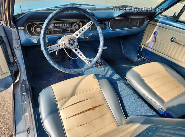 5F09T731944 1965 FORD MUSTANG Blue წინა პანელის ხედი