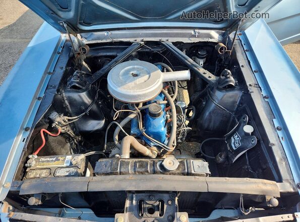 5F09T731944 1965 FORD MUSTANG Blue უკანა სალონის ხედი