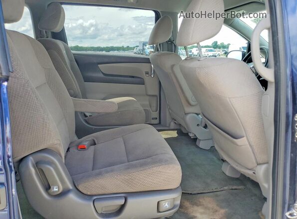 5FNRL5H20HB020828 2017 HONDA ODYSSEY Blue Rear interior view