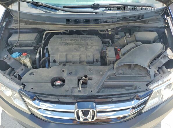 5FNRL5H20HB020828 2017 HONDA ODYSSEY Blue Engine compartment view